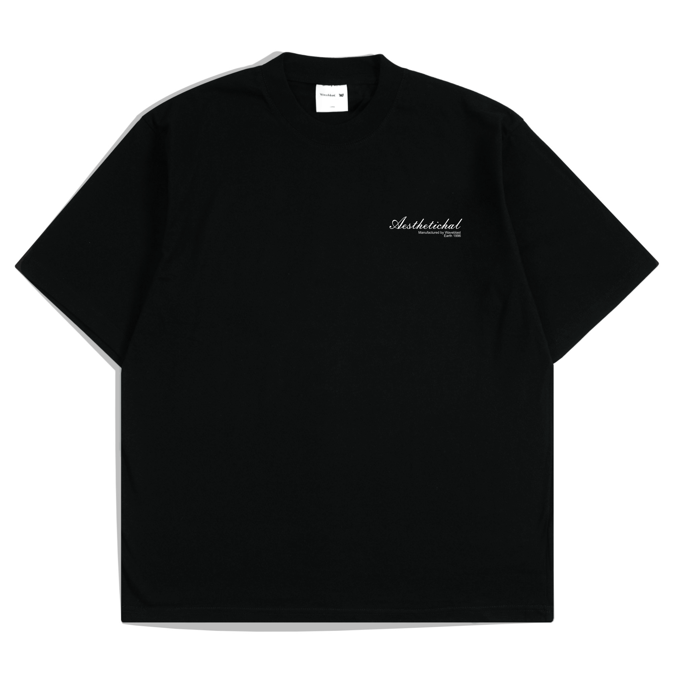 Waveblast Oversize T-Shirt Aesthetichal Black