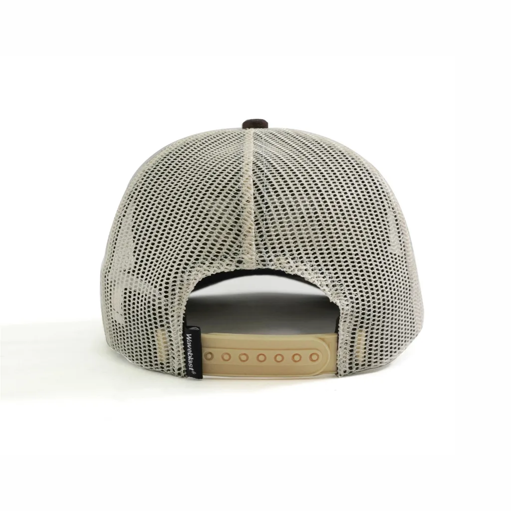 Waveblast Topi - Trucker Trois Brown Cream 3