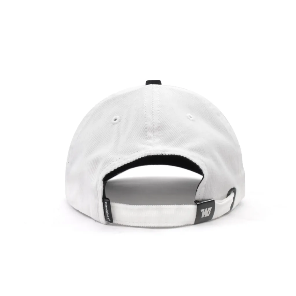 Waveblast Hat Baseball - Corduroy Costa Broken White Black 3