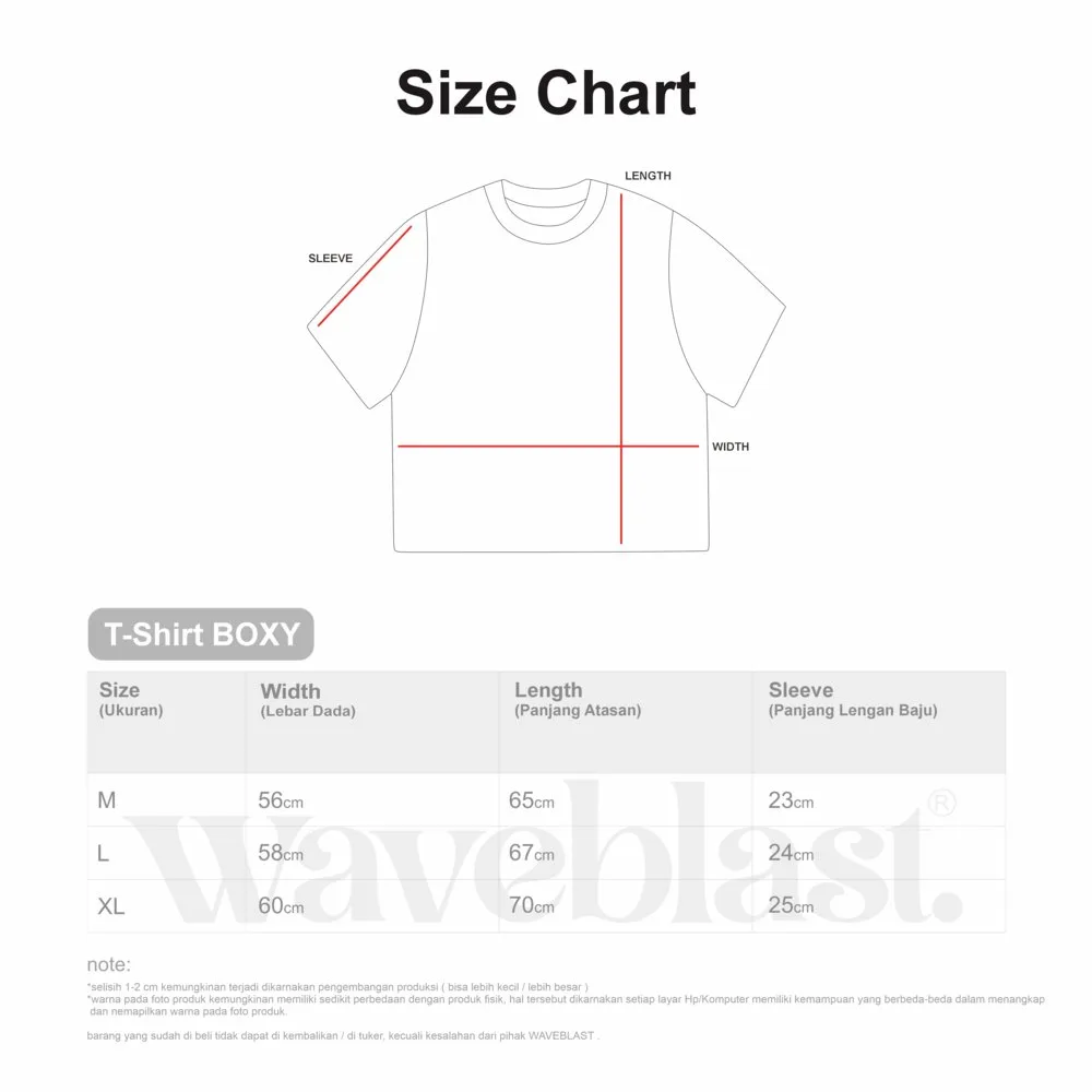 Waveblast Boxy T-shirt - Omkrets Black 8