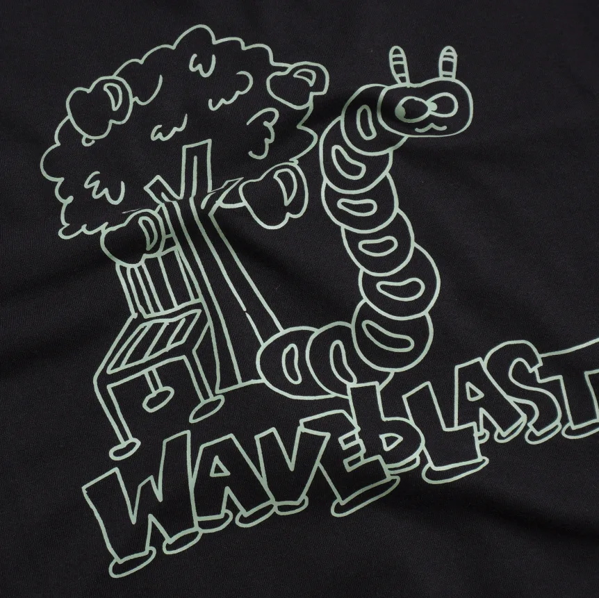Waveblast Longsleeve Boxy - Tenace Black
