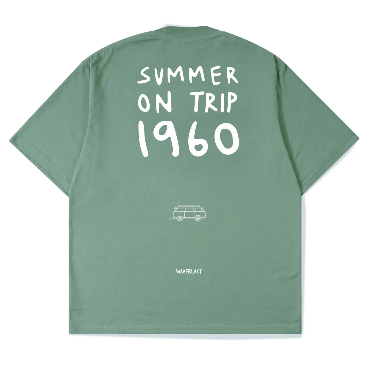 Waveblast Oversize T-Shirt Trip Green Tosca