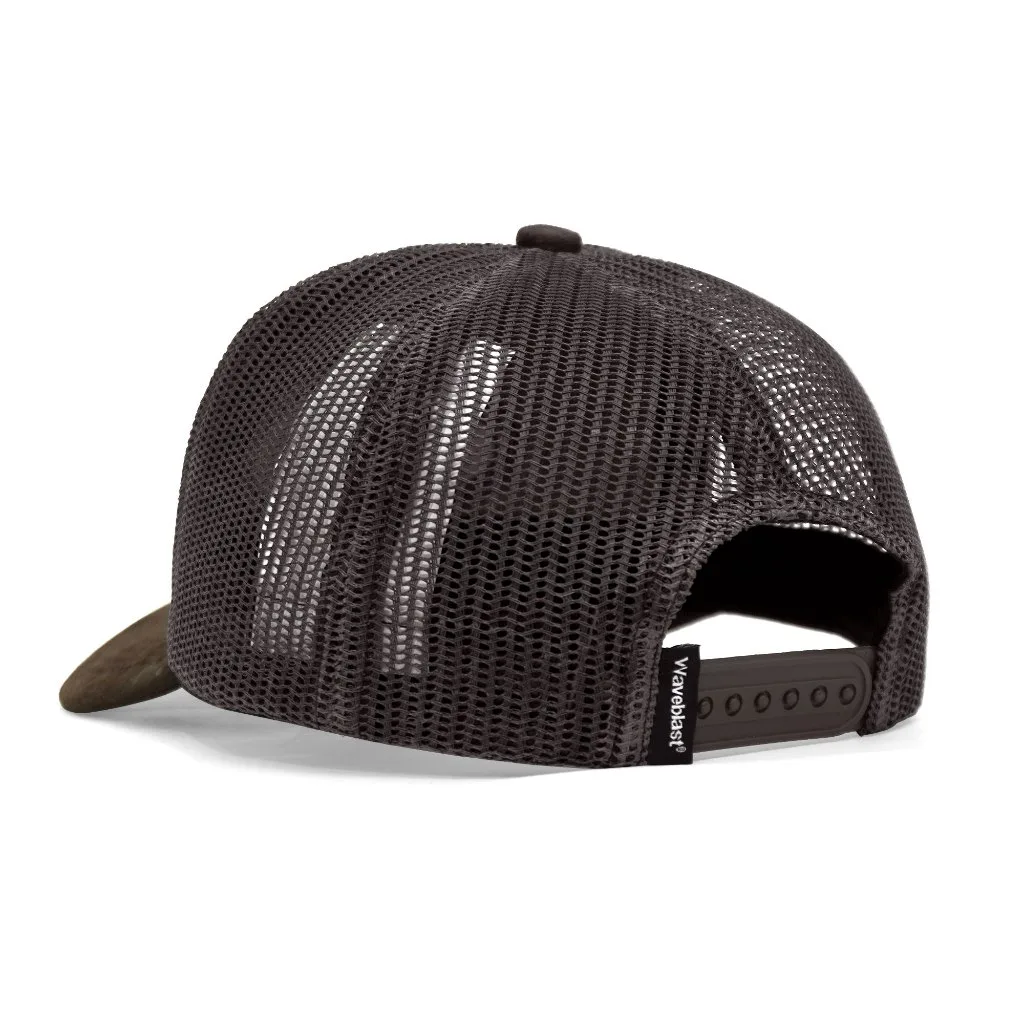 Waveblast Topi - Trucker Ligne Brown Cream 5