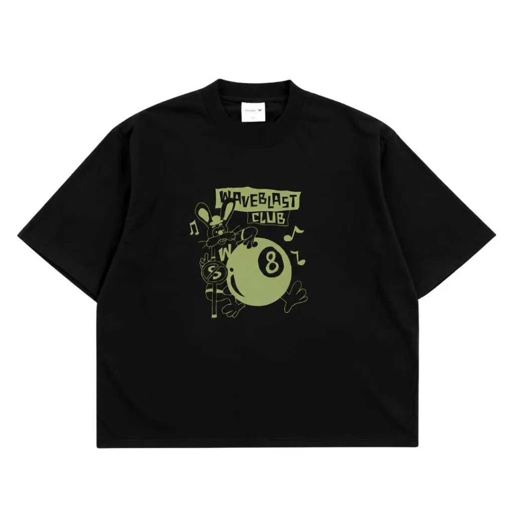 Waveblast Boxy T-shirt - Biljard Black