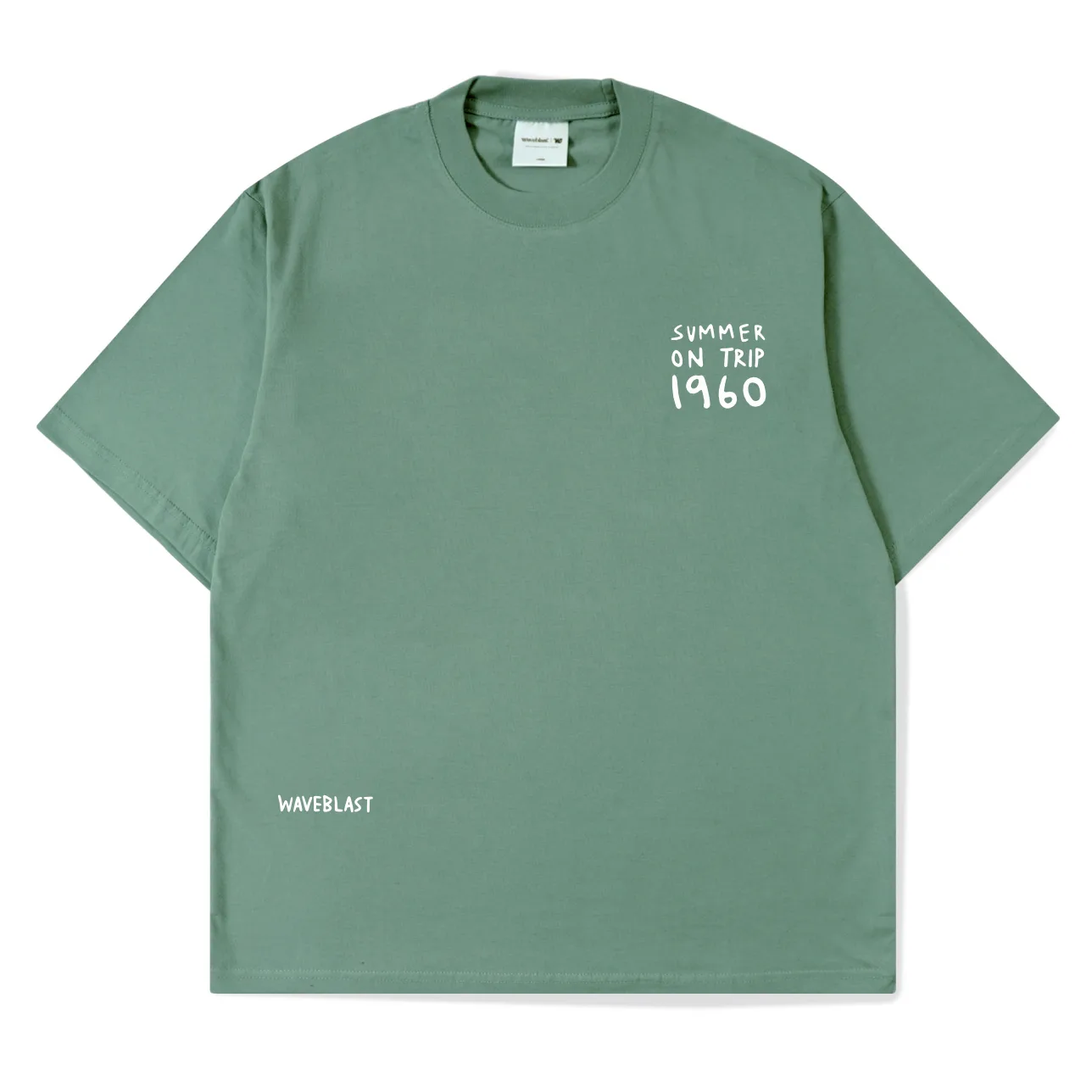 Waveblast Oversize T-Shirt Trip Green Tosca