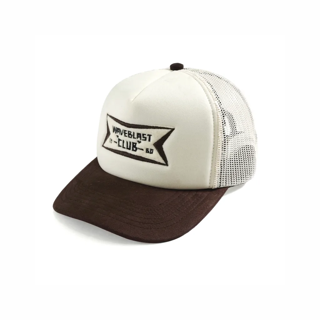 Waveblast Topi - Trucker Trois Brown Cream