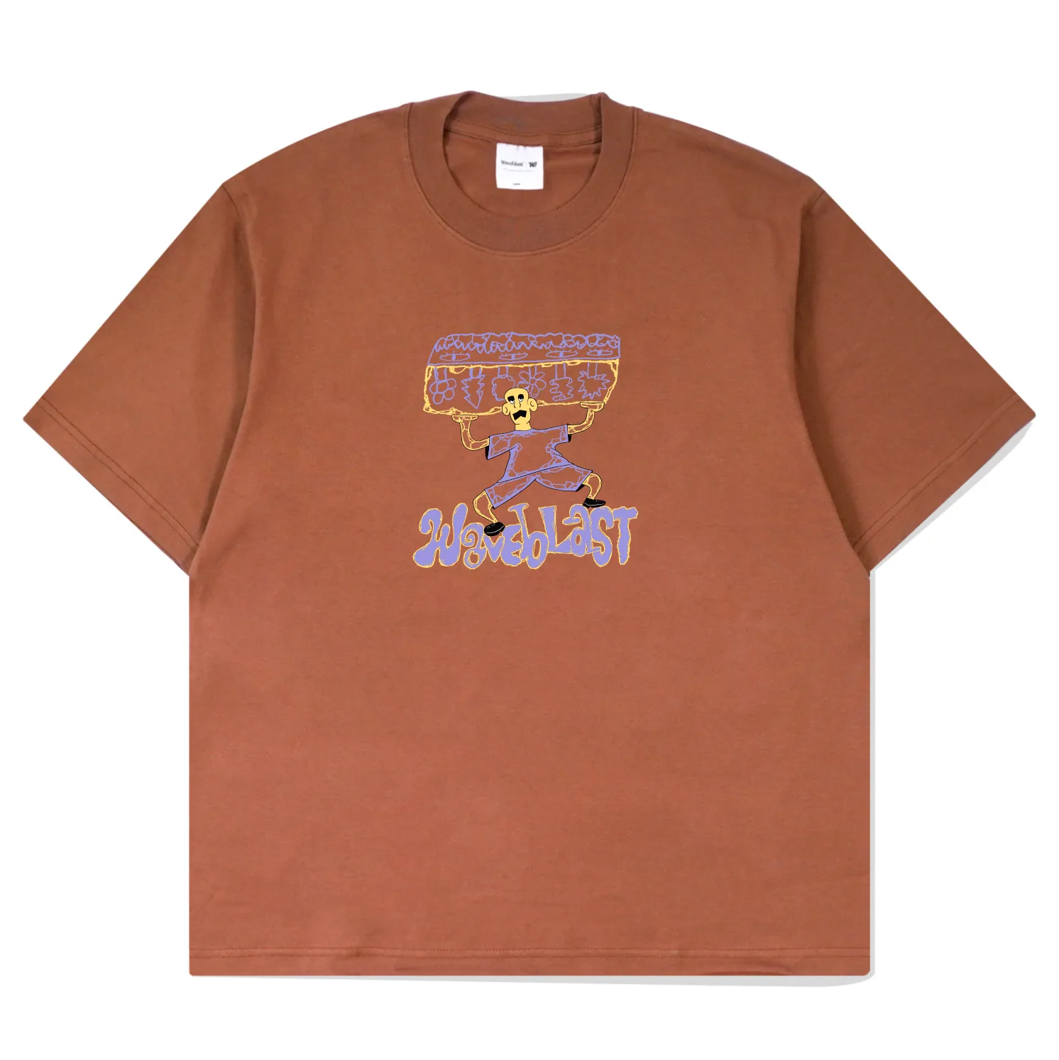 Waveblast Oversize T-Shirt Velho Cinnamon