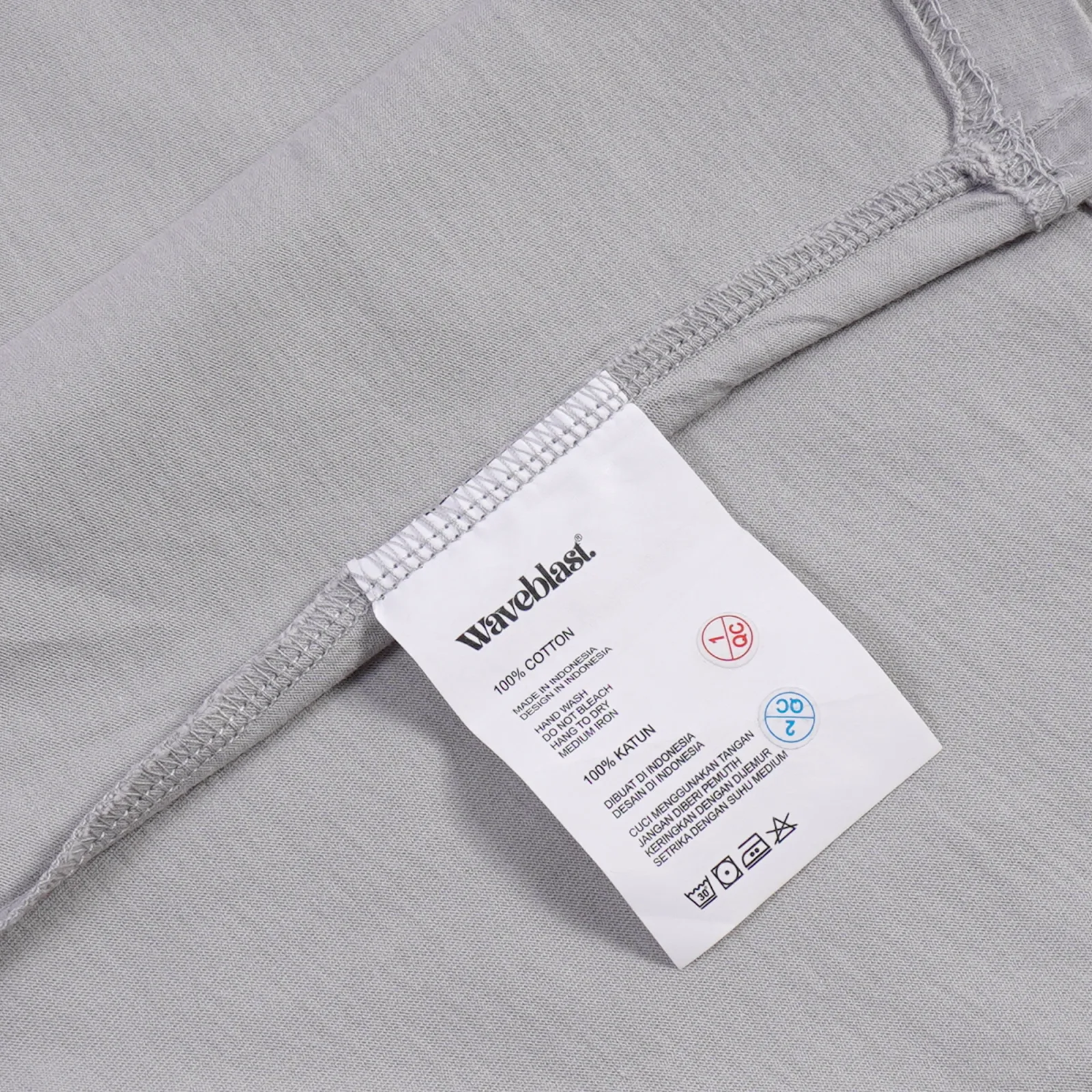 Waveblast Oversize T-Shirt Winking Grey 4