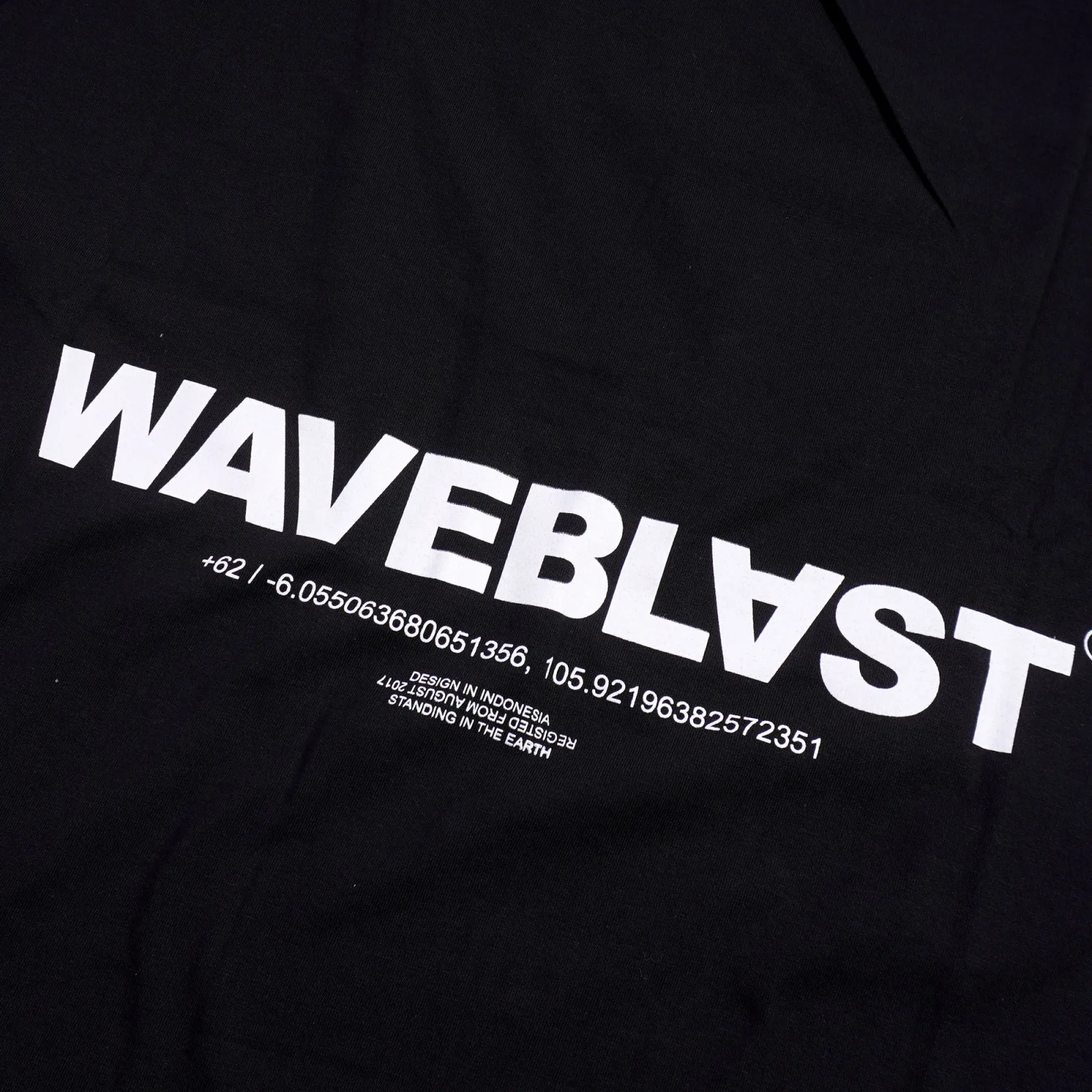 Waveblast Oversize T-Shirt Inverse Black 5