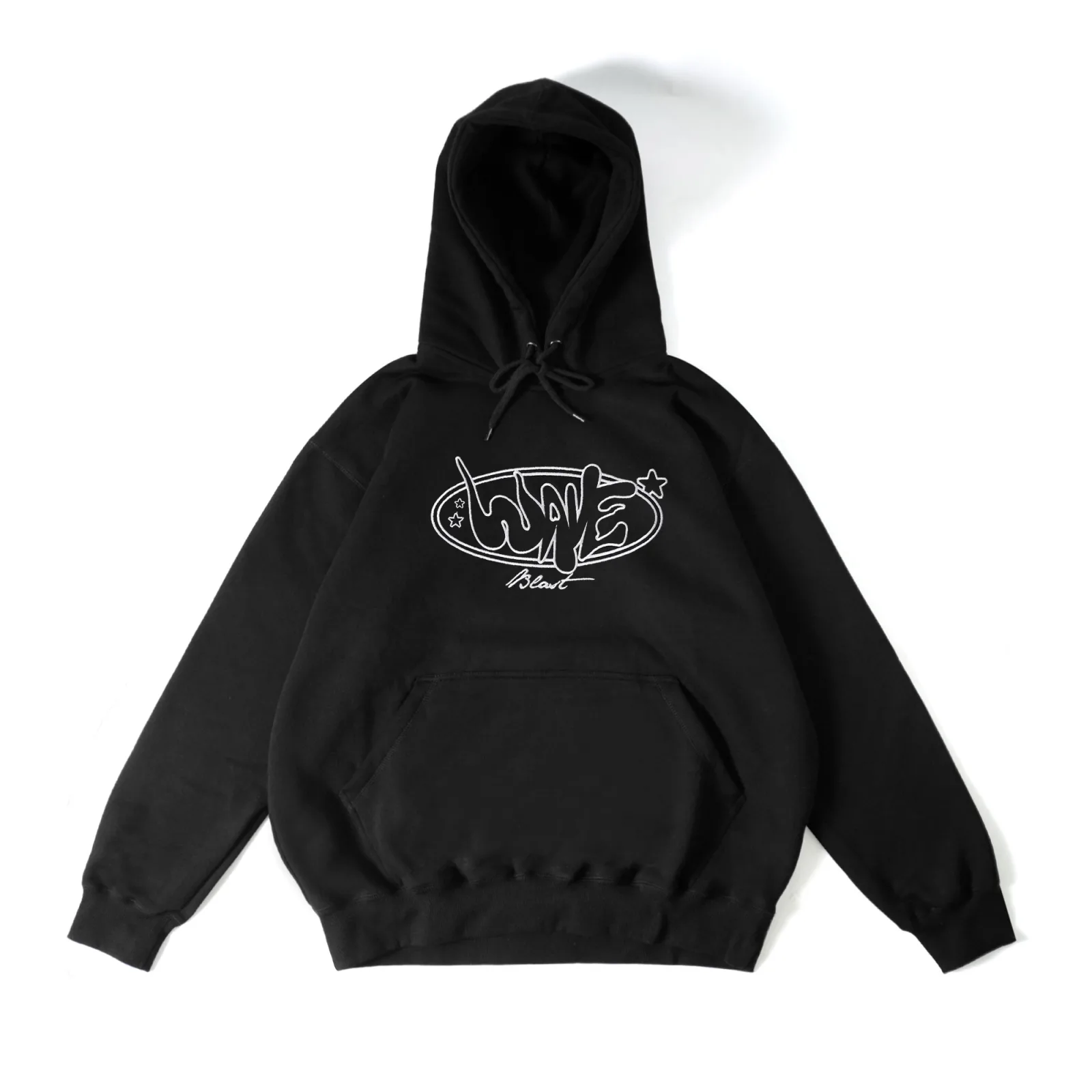 Waveblast Hoodie - Evaw Black
