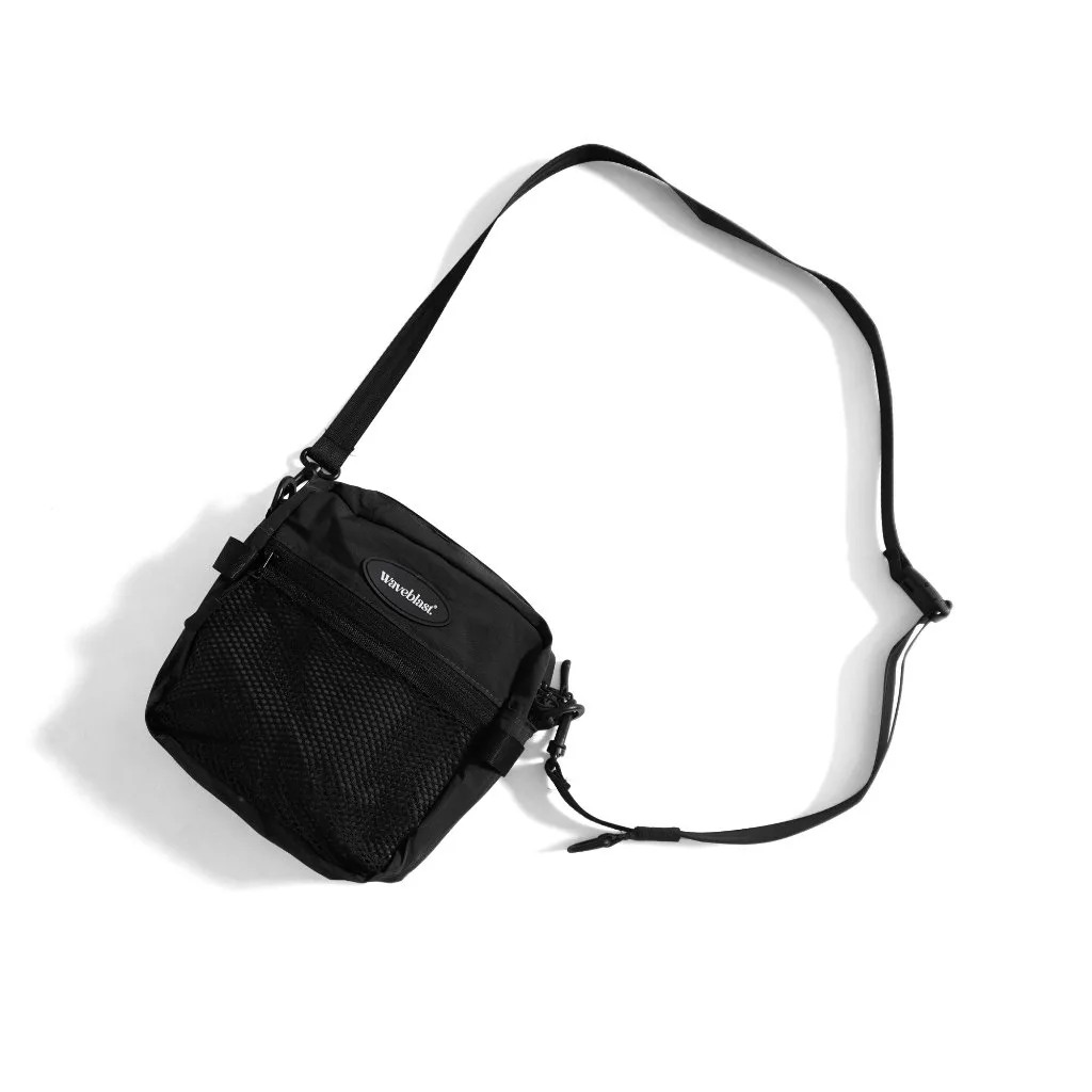 Waveblast Slingbag - Nettan Nylon Crincle Black