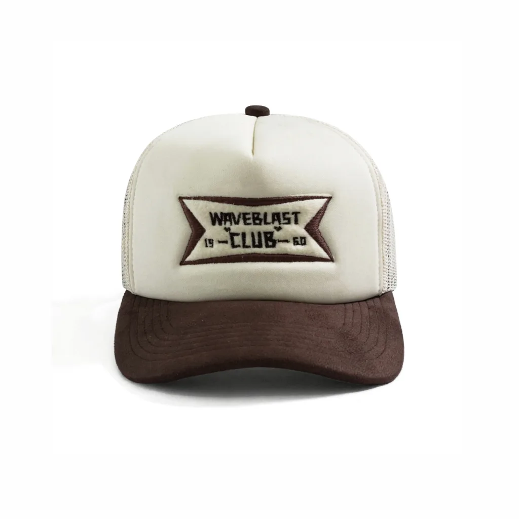 Waveblast Topi - Trucker Trois Brown Cream
