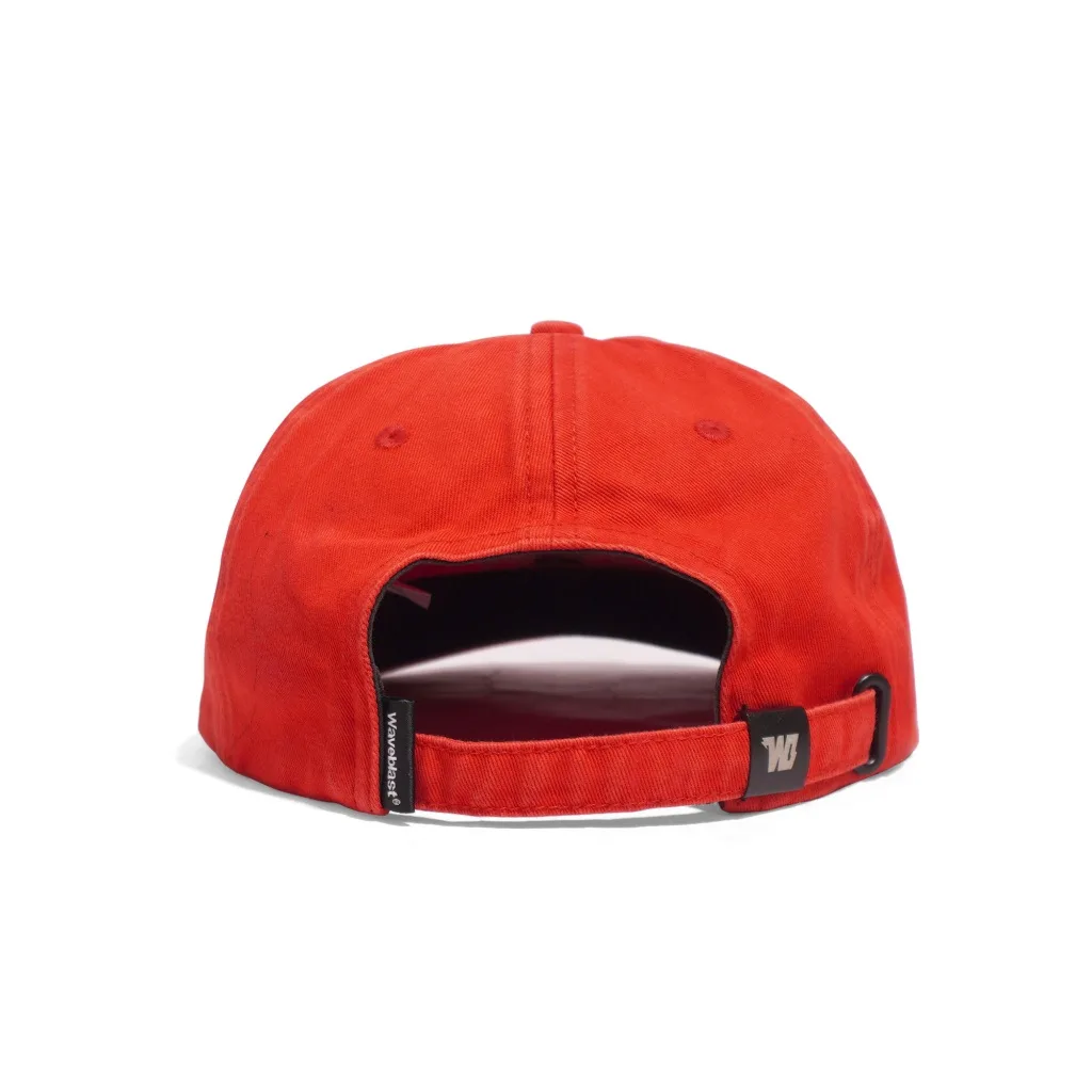 Waveblast Hat Baseball  - Vous Red Twill Washed 5