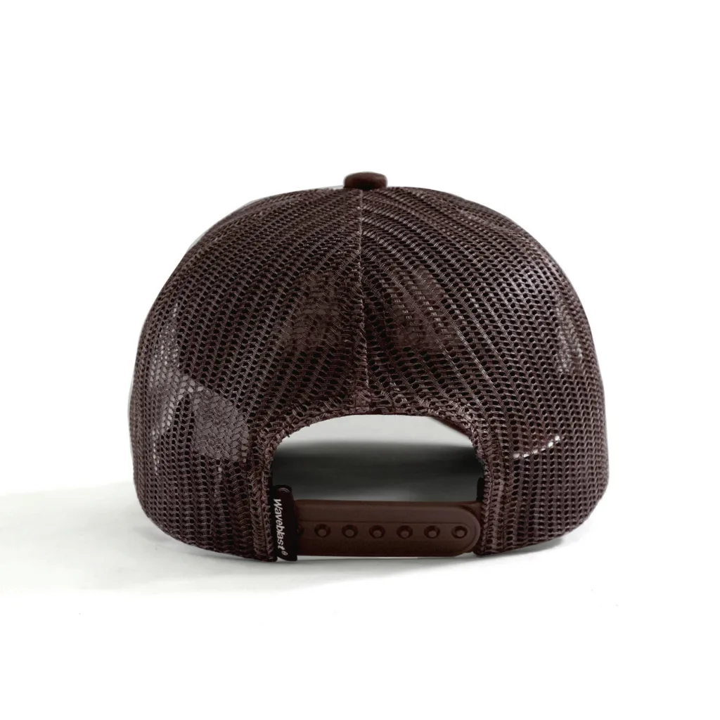 Waveblast Hat Trucker - Enthusiasts Brown Cream 4