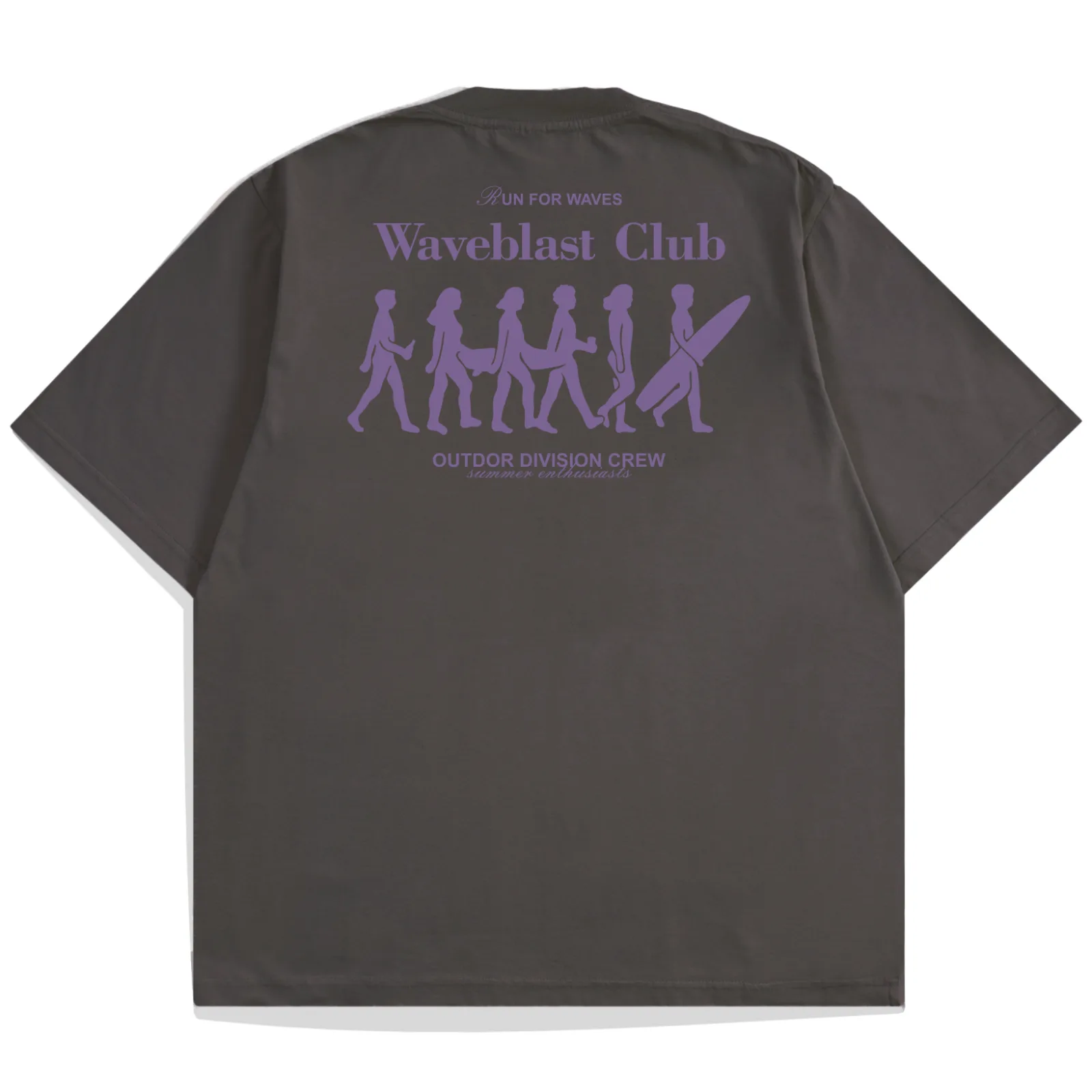 Waveblast Oversize T-Shirt Runfor Dark Grey