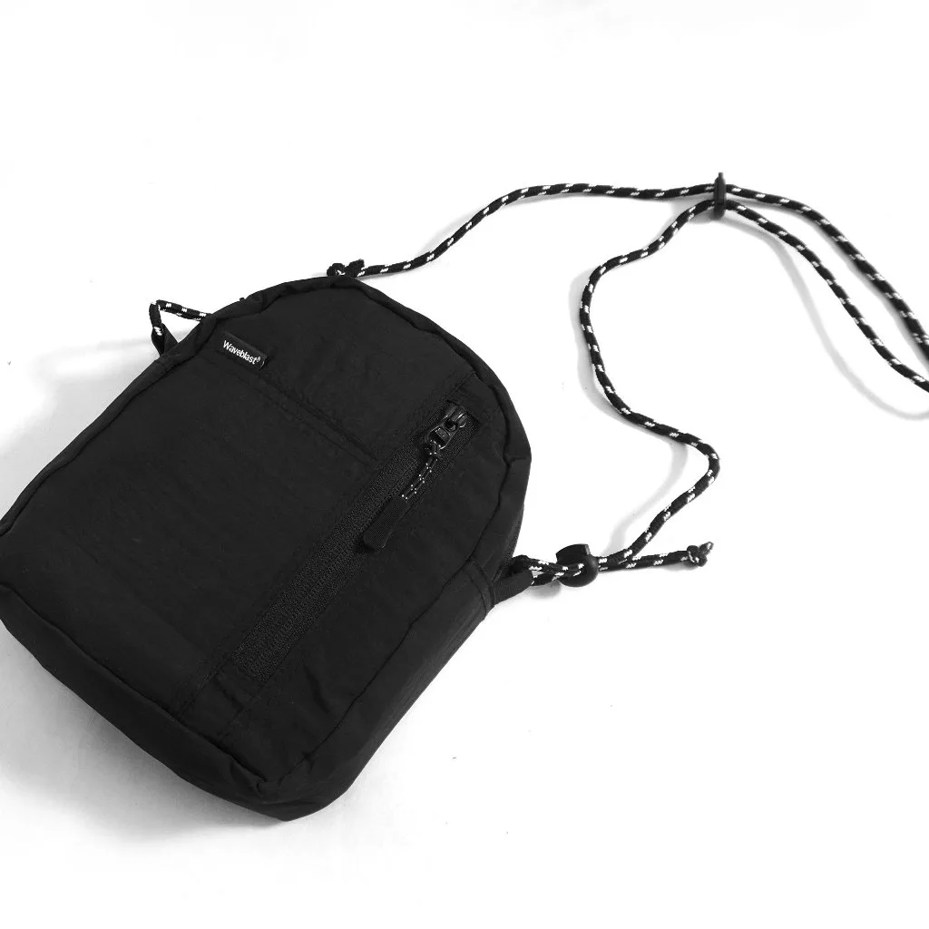 Waveblast Slingbag - Lumier Nylon Crincle Black 3