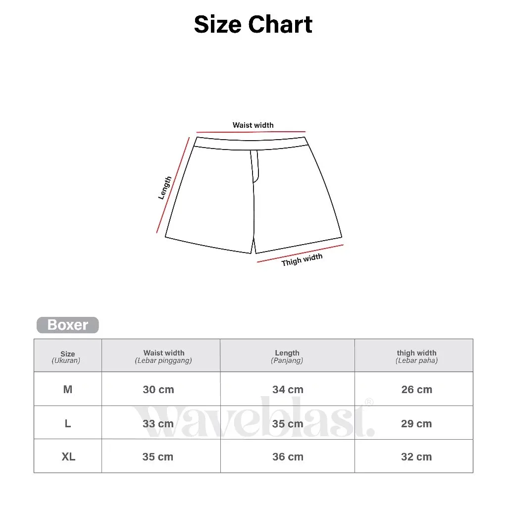 Waveblast Boxer - Hyse Black White 4