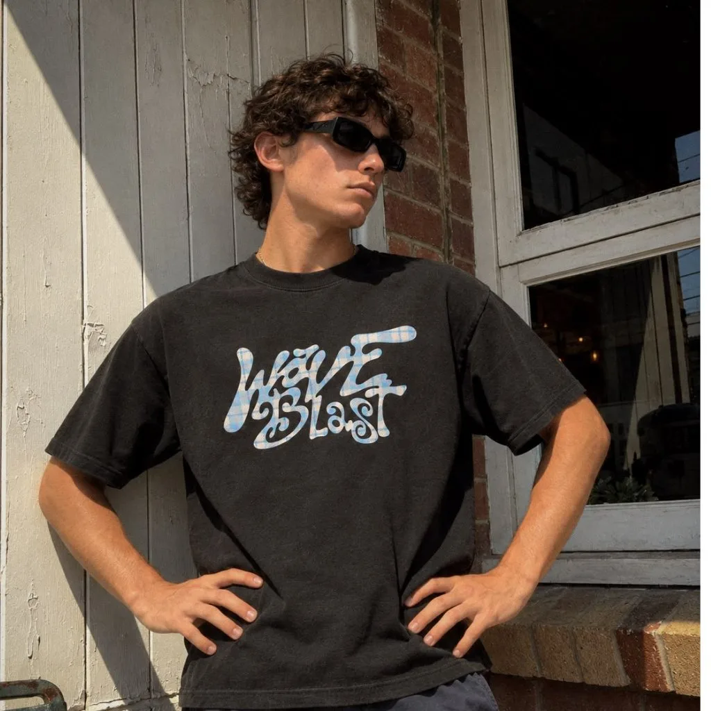 Waveblast Boxy T-shirt - Omkrets Black 4