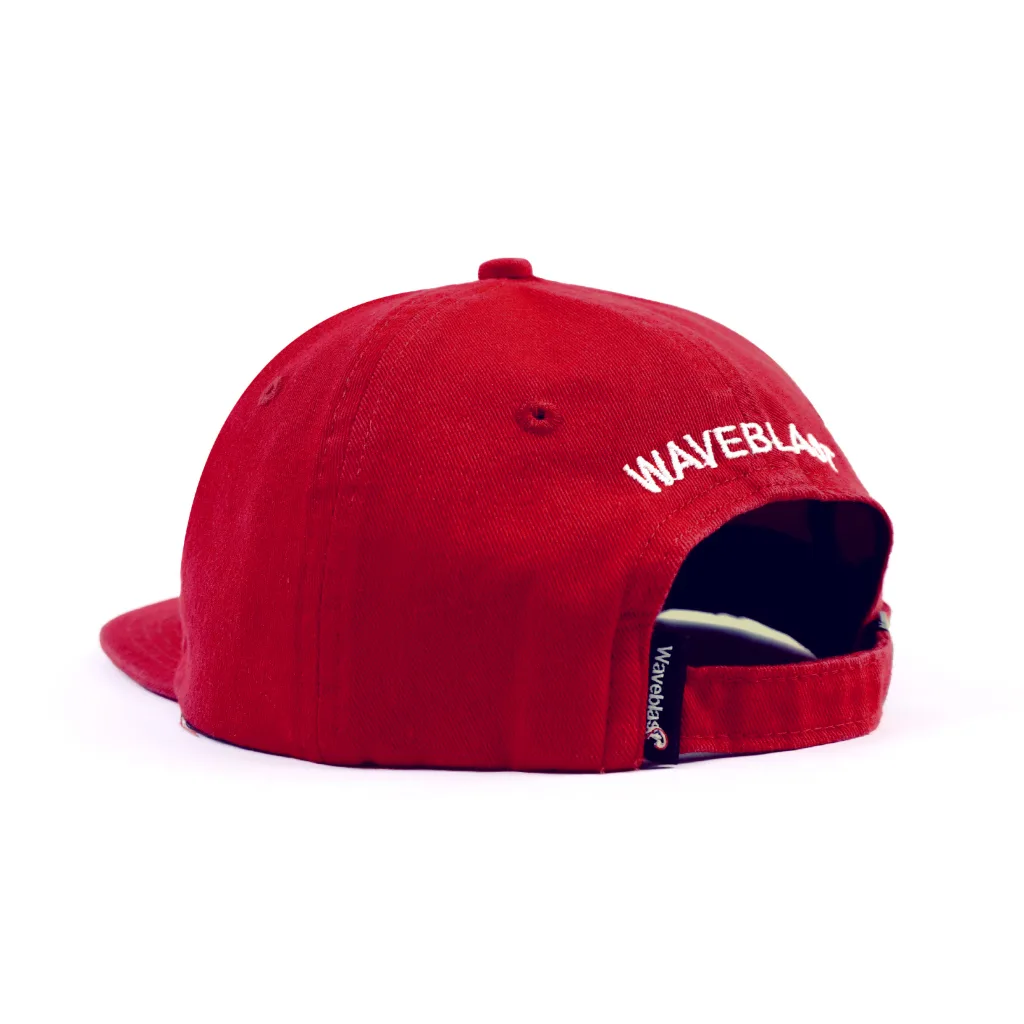 Waveblast Topi - Snapback Classic Akaguro Red (Washed) 5