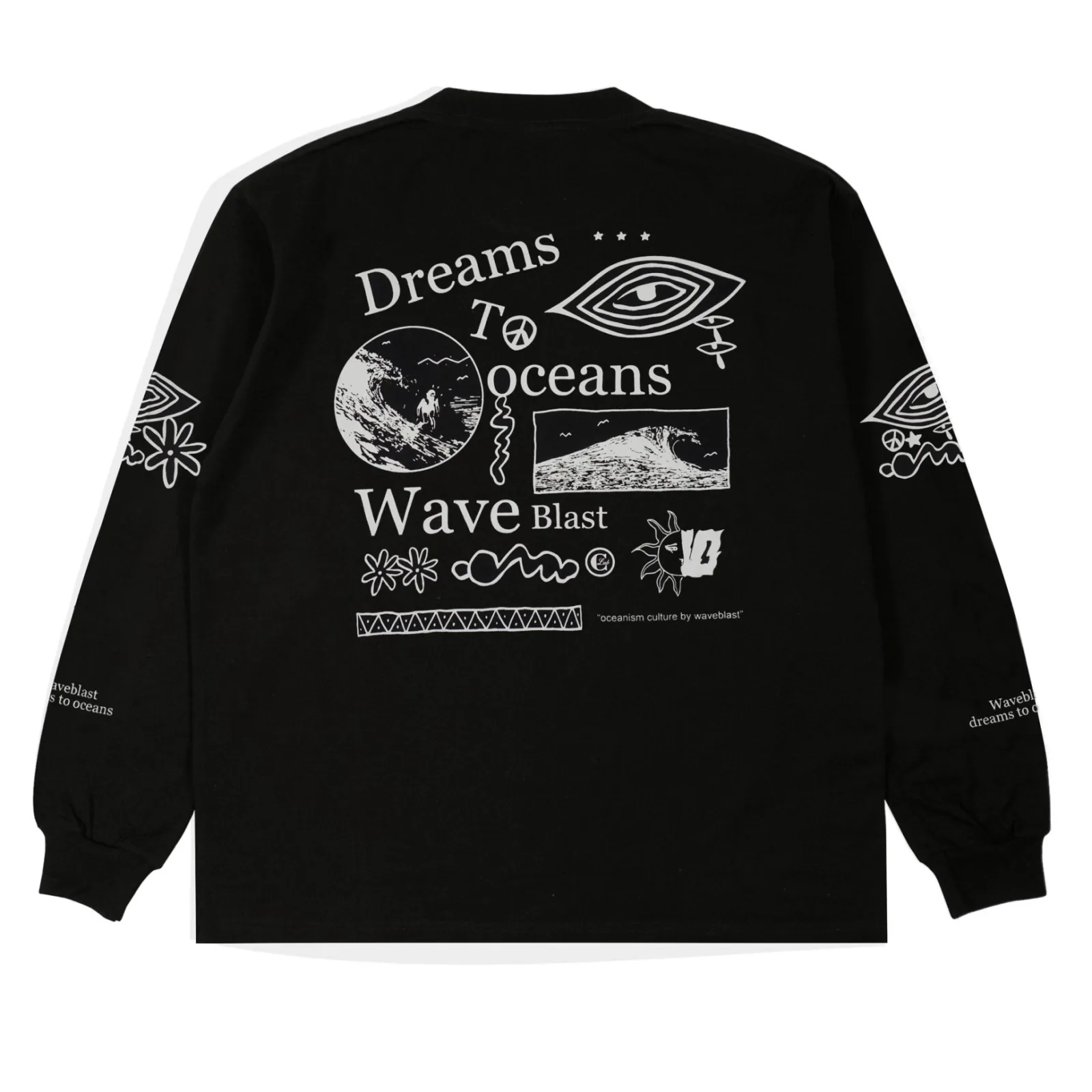 Waveblast Longsleeve - Oceans Black