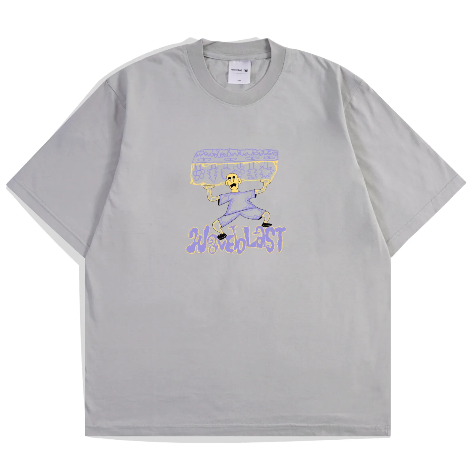 Waveblast Oversize T-Shirt Velho Grey