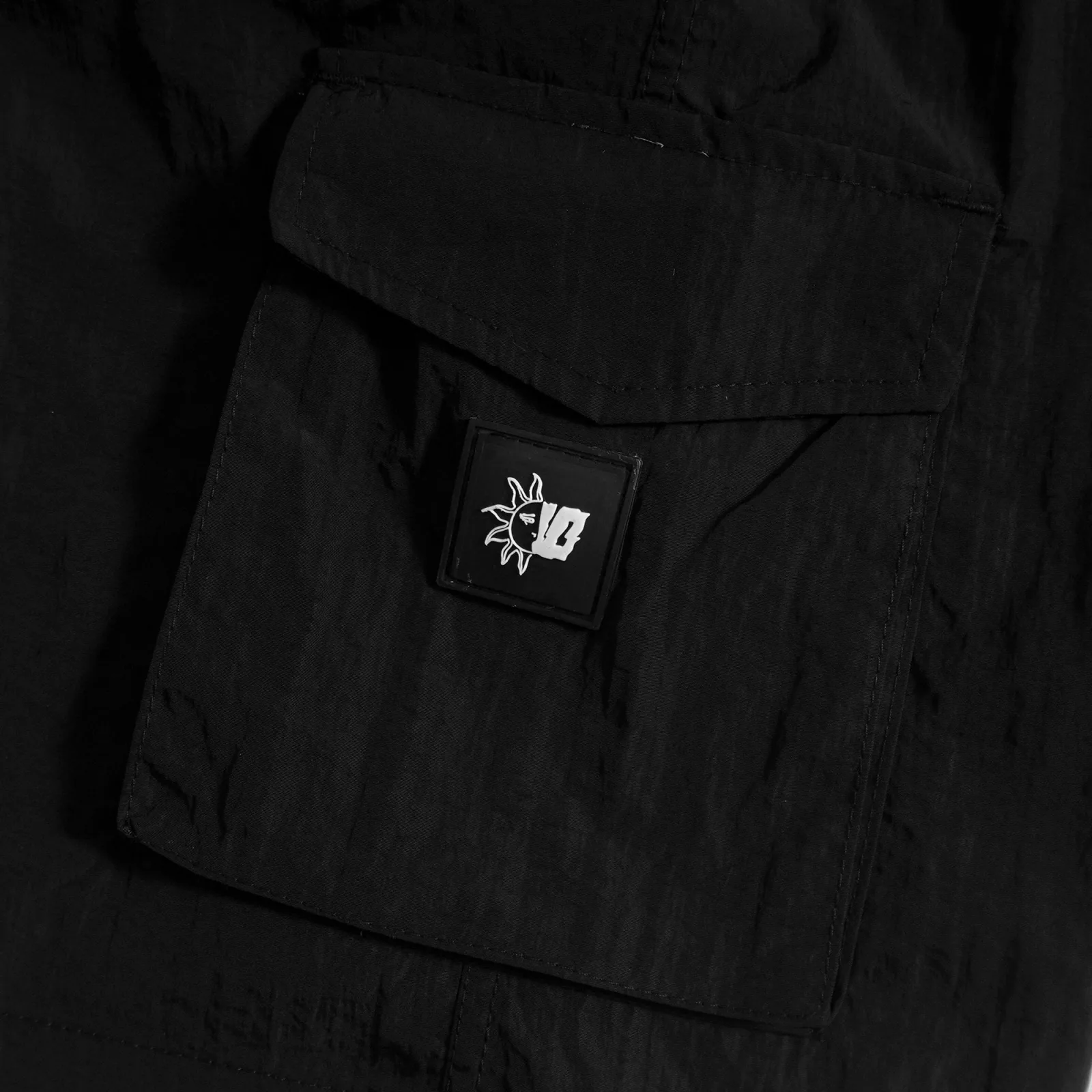 Waveblast Short Pants Cargo - Tisse Nylon Crincle Black 4