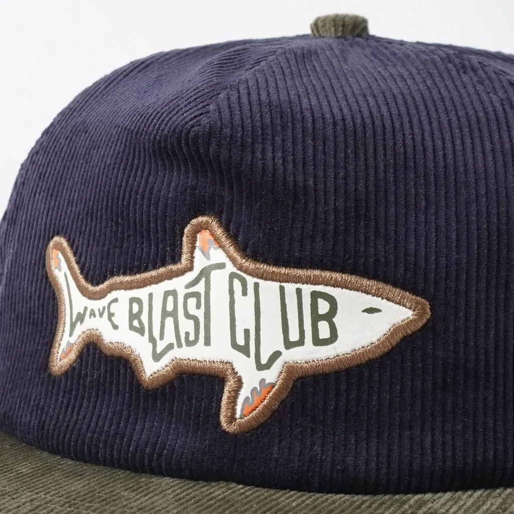 Waveblast Topi - Snapback Classic Hoiho Navy Olive 3