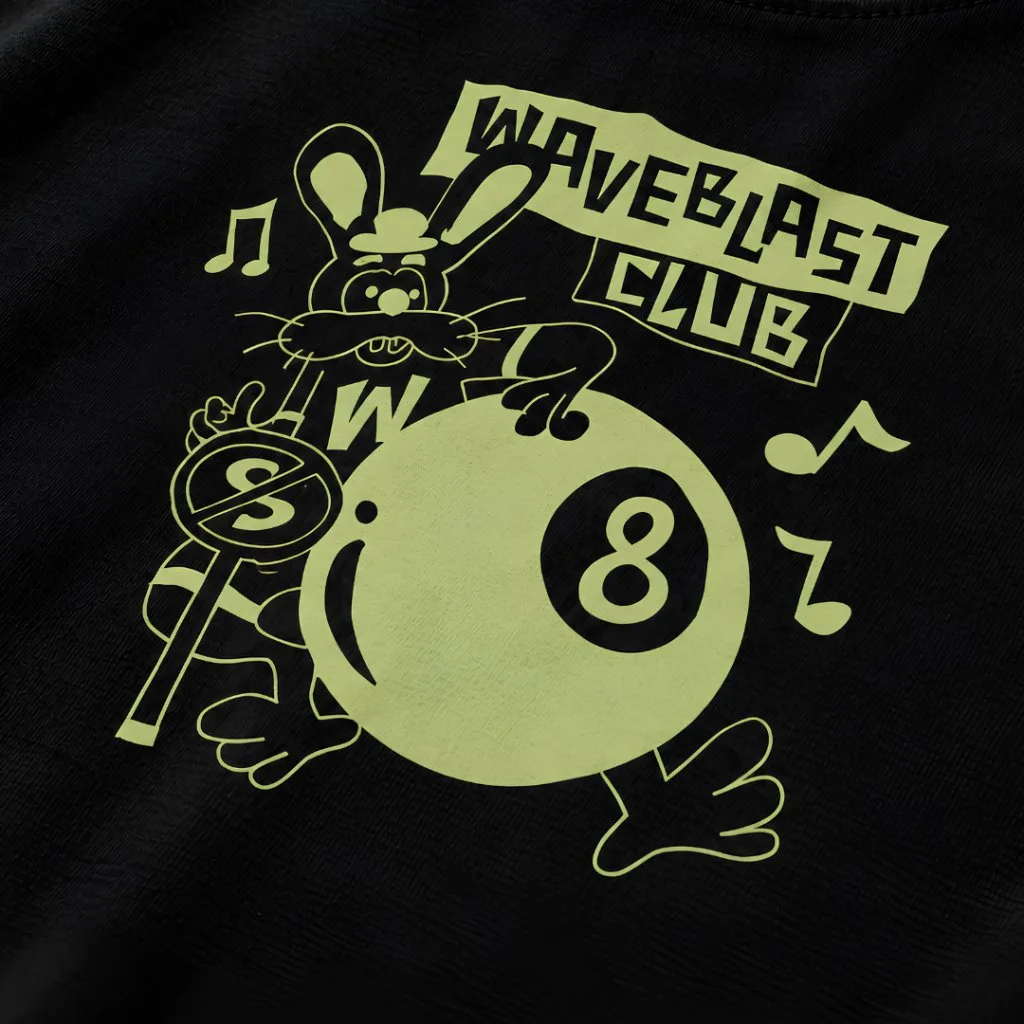 Waveblast Boxy T-shirt - Biljard Black 5