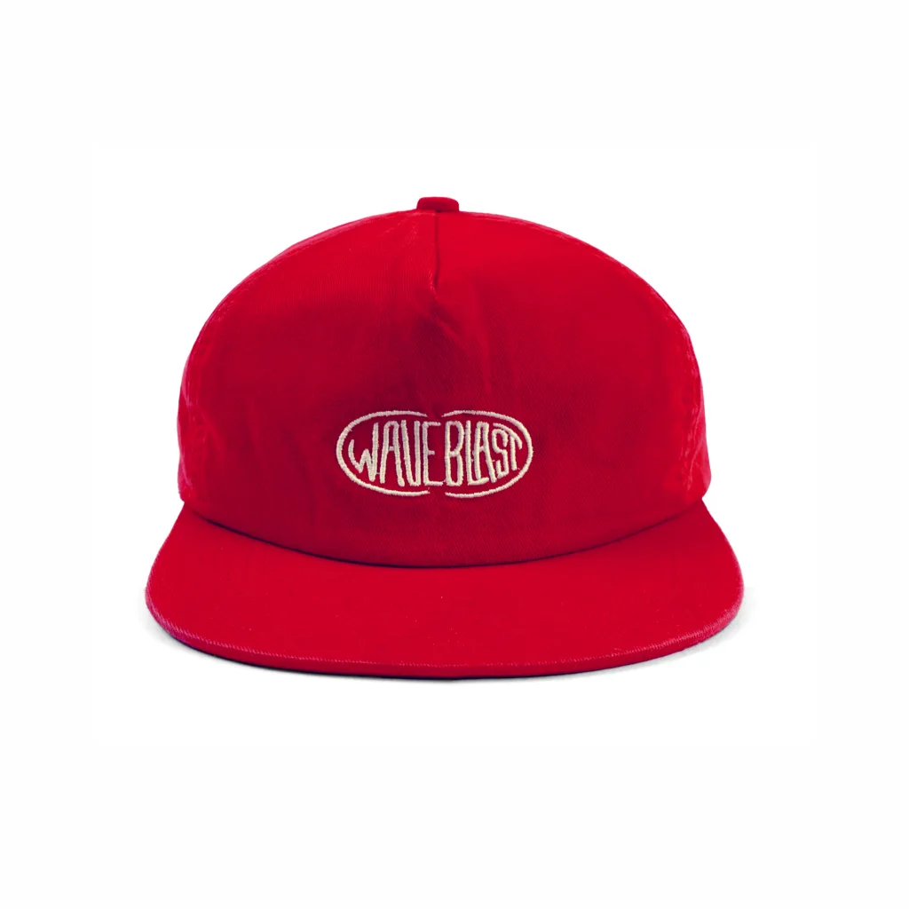Waveblast Topi - Snapback Classic Akaguro Red (Washed)